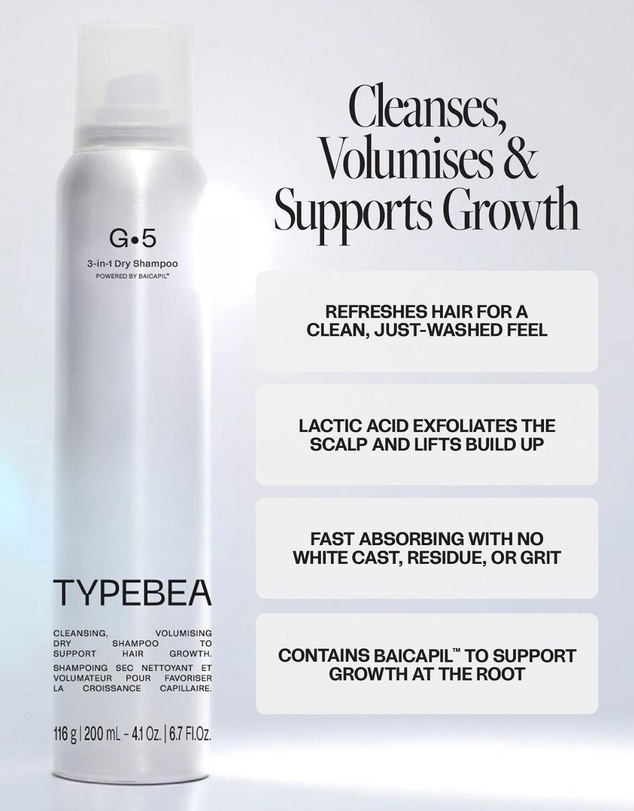TYPEBEA - G5 3-in-1 Dry Shampoo