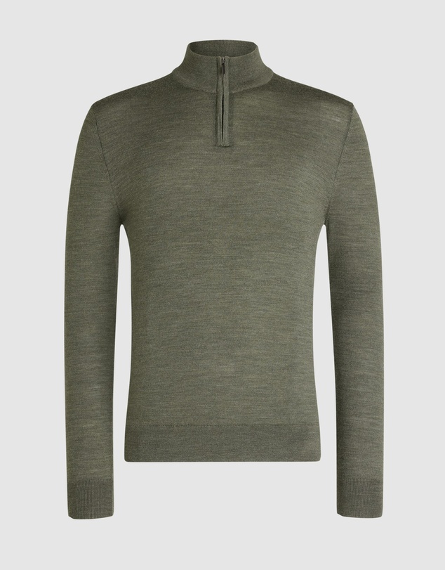 Tarocash - Asher Merino Wool Zip Knit