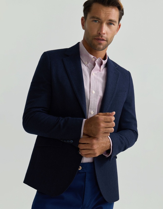 Oxford - Blake Herringbone Wool Blazer
