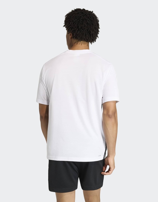 adidas Performance - WORKOUT ESSENTIALS FEELREADY 3 STRIPES T-SHIRT Mens