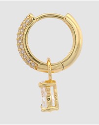 Georgini - GEORGINI WISTERIA DUO PEAR EARRINGS GOLD