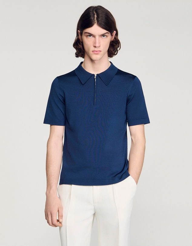 Sandro - Pablo Zip Sweater