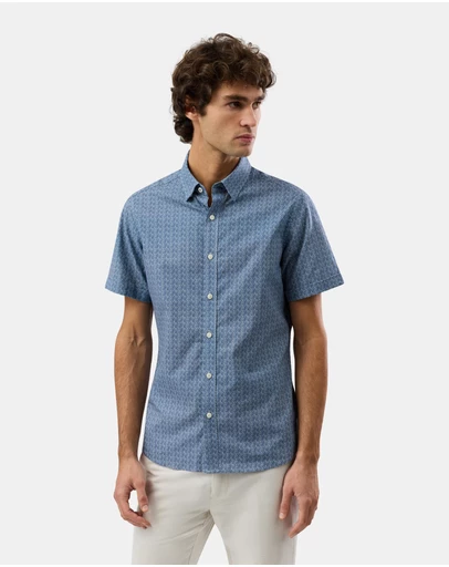 Brooksfield - Casual Shirt Short Sleeve