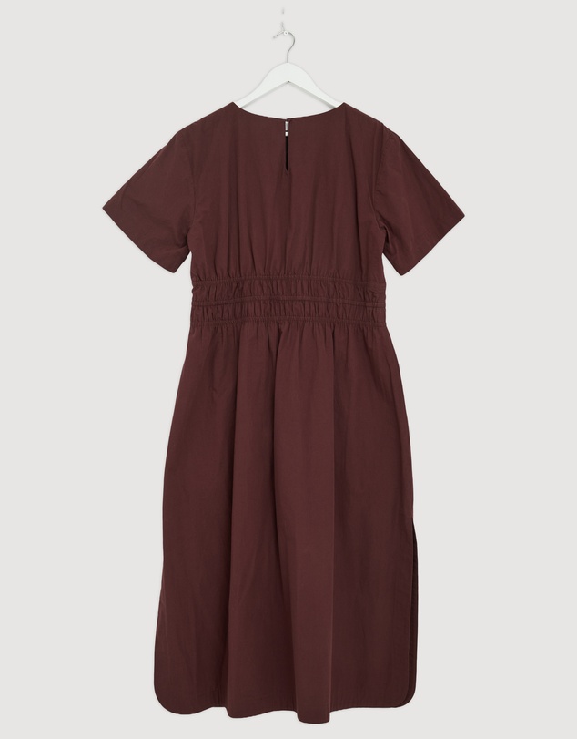 Revibe - Repaired Calli Danni Shirred Midi Dress - AU 18
