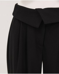Calli - Tate Fold Over Waist Suit Pants