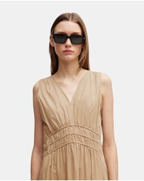 BOSS - Cotton Slim Fit Dress
