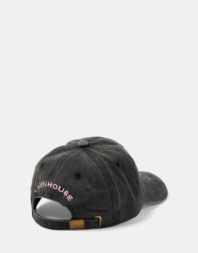 Linen House - Embroidered Slogan Cap