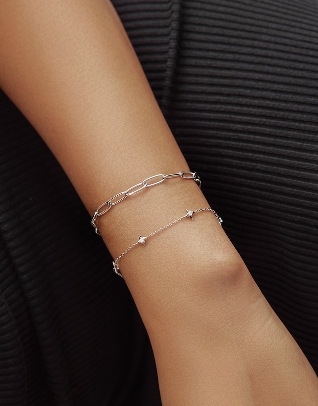 Ania Haie - Silver Linked Chunky Bracelet