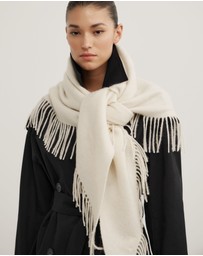 Witchery - Fringe Triangle Scarf