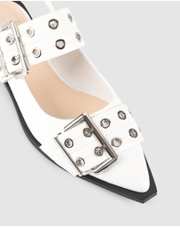 Verali - Clea Slingback Buckle Flats