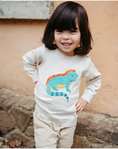Purebaby - Iguana Jumper -Kids-Babies