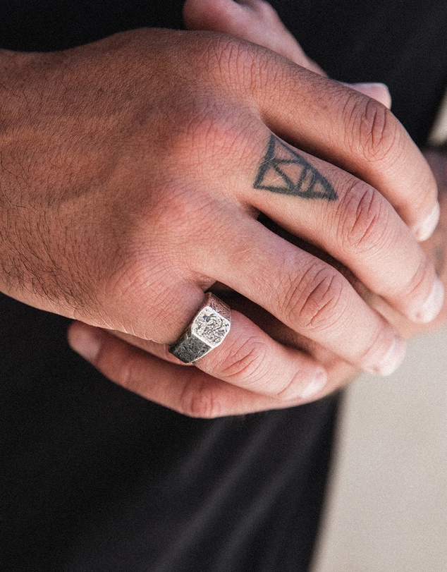 Haze & Glory - ICONIC EXCLUSIVE - Copenhagen Signet Ring in 925 Silver