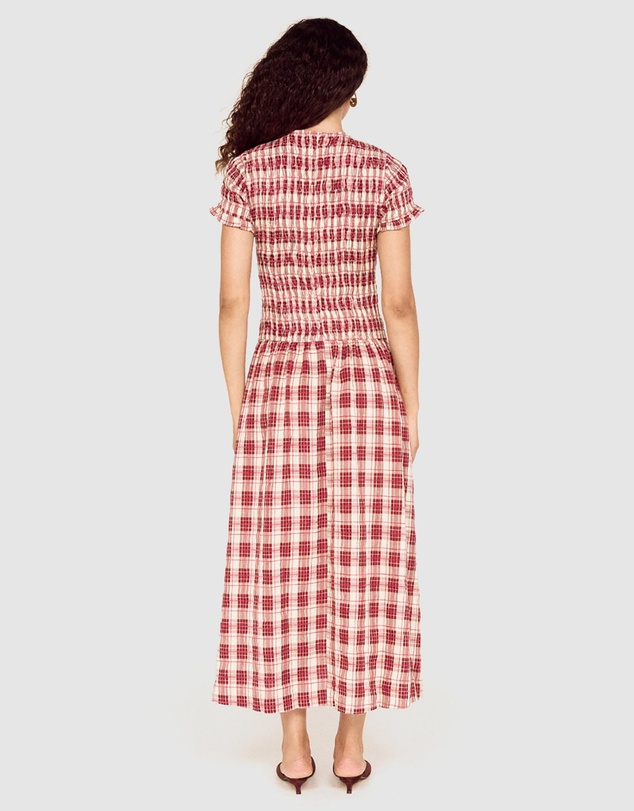 MINKPINK - Anouk Shirred Midi Dress