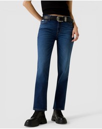 GUESS - GUESS JEANS G08 Mid Rise Straight Jeans