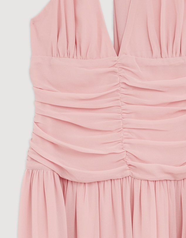 Revibe - Repaired CHANCERY Talara Halter Maxi Dress - AU 10