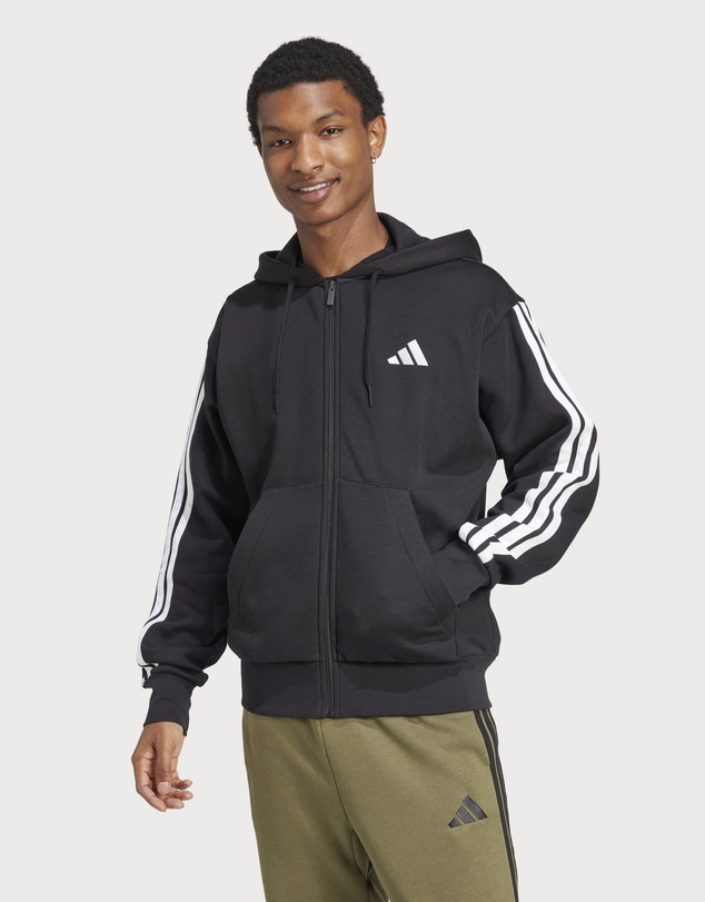 adidas Sportswear - Essentials 3-Stripes Fleece Hoodie Mens