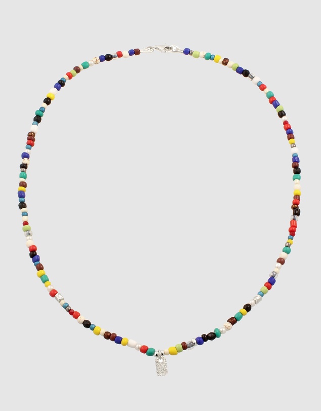 Kuzzoi - ICONIC EXCLUSIVE - Beaded Necklace with Sterling Silver Elements