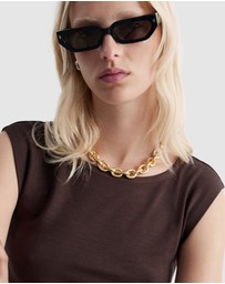 & Other Stories - Knitted Sleeveless Scoop-Neck Top