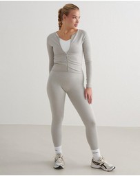 Aim'n - Ribbed Seamless Zip Jacket