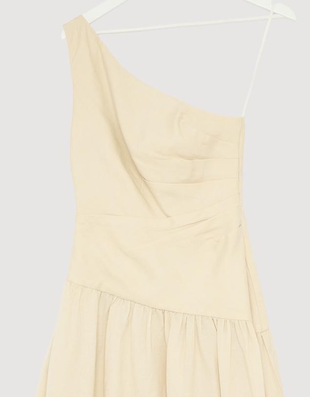 Revibe - Repaired Shona Joy Gigi One Shoulder Maxi Dress - AU 6