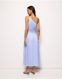 AERE - Priya Asymmetric Maxi Dress