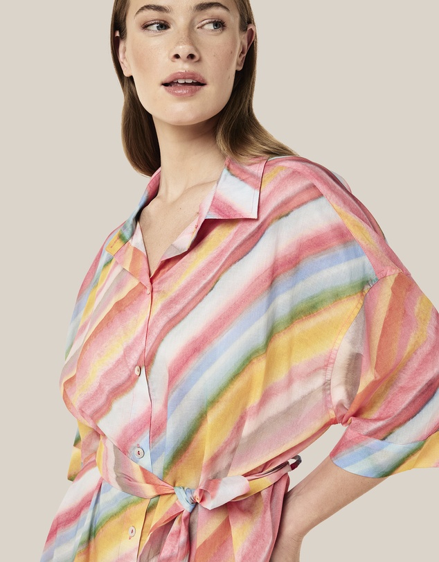 Papinelle - Sophie Stripe Relaxed Maxi Nightshirt