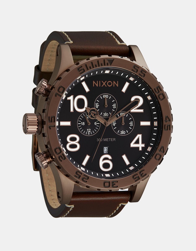 Nixon - 51-30 Chrono Leather Watch