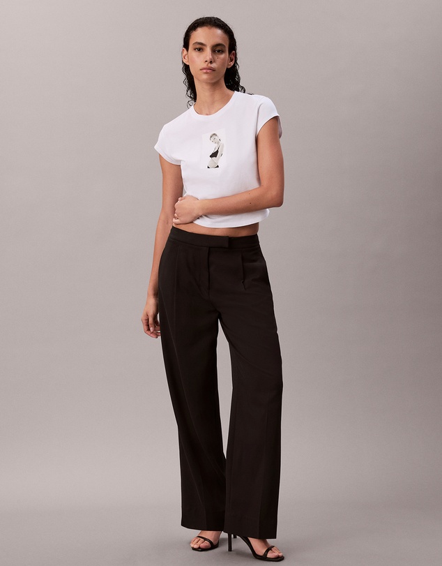 Calvin Klein - Kate Moss Graphic Baby Tee