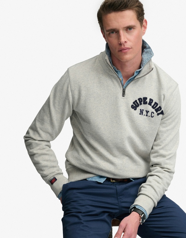 Superdry - Vintage Athletic Half Zip