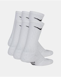 Nike - 6-Pack Cushioned Crew Socks - Teens