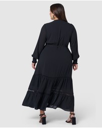 Pink Dusk by Curve Project - Hanky Panky Wrap Dress
