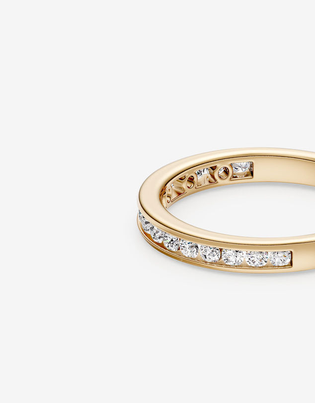 Michael Hill - 0.50 Carat TW Channel Set Diamond Wedding Ring in 14kt Yellow Gold