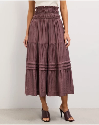 The Fated - Josephine Midi Skirt