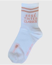 High Heel Jungle - Rosé Tinted Glasses Sock