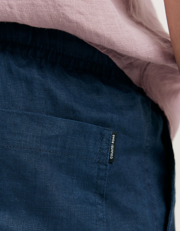 Country Road - Linen Drawcord Short