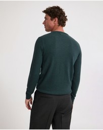 Oxford - Crew Neck Pure Merino Wool Pullover