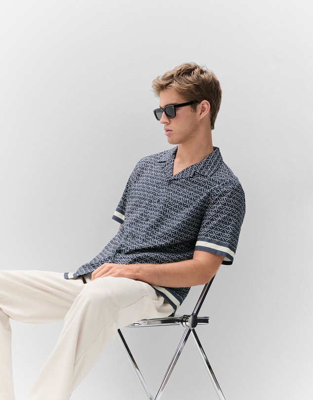 UNISON - Noosa Geo Relaxed Fit Shirt