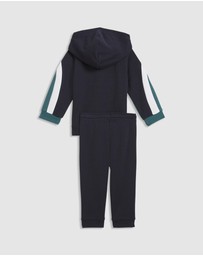 Puma - Minicats ESS Block Hooded FZ Set TR - Babies-Kids