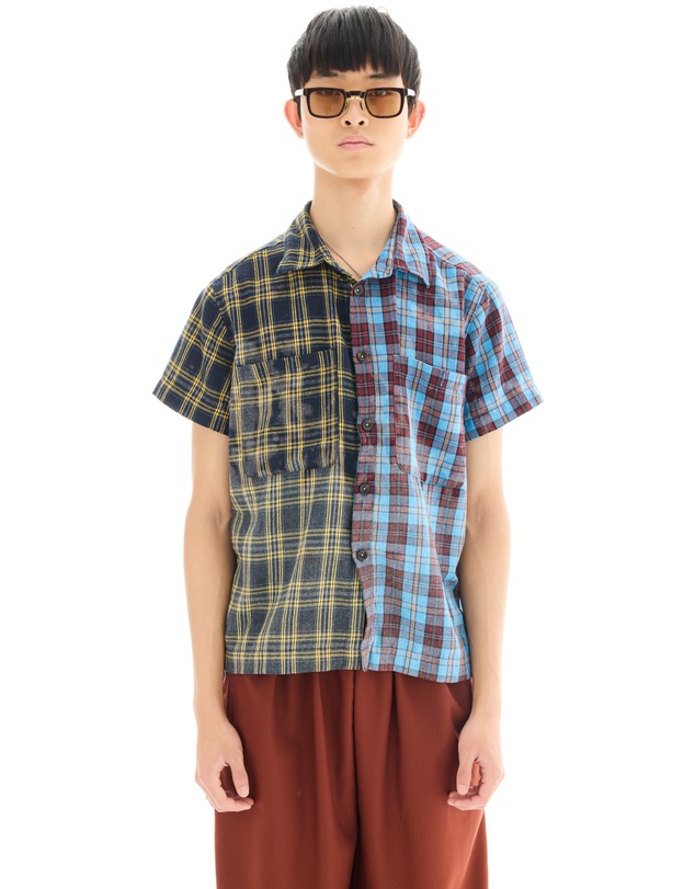 THE TALES - The Tales Half n Half Flannel Camp Shirt