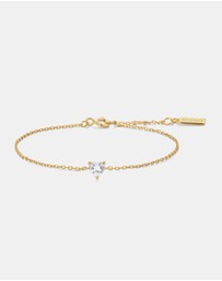 Ania Haie - Ania Haie Gold Sparkle Heart Bracelet
