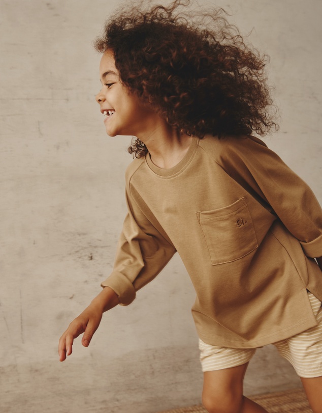 Alfred - Duncan Long Sleeve Top | Khaki