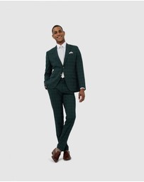Politix - Sebastian Windowpane Check Tailored Jacket