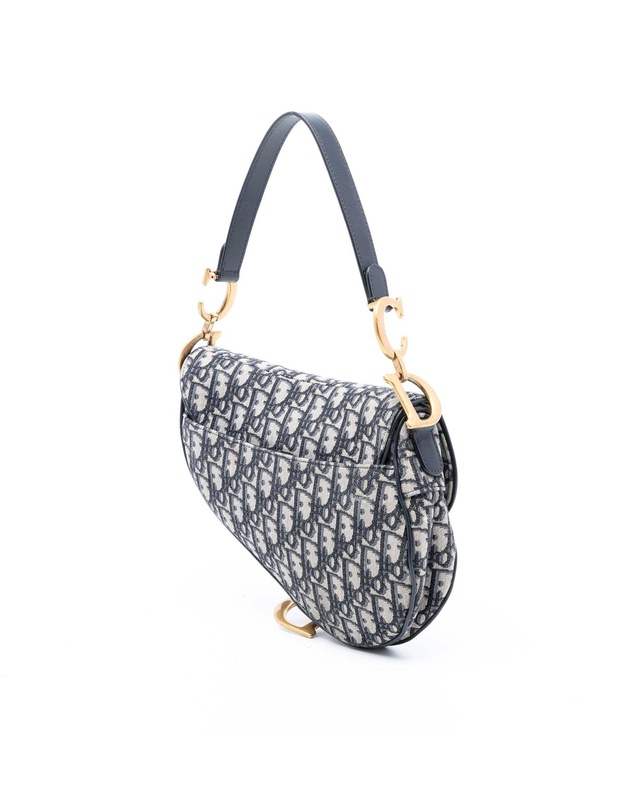 Pre-Loved by Azura Reborn - Pre-Loved Oblique Canvas Saddle Bag
