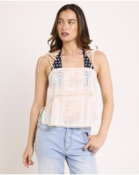Subtitled - Louie Embroidered Top