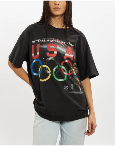 Vintage by The Real Deal - Pre Loved - 90s USA Olympics Tee