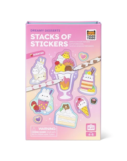 Tiger Tribe - Scented Stacks Of Stickers - Dreamy Desserts