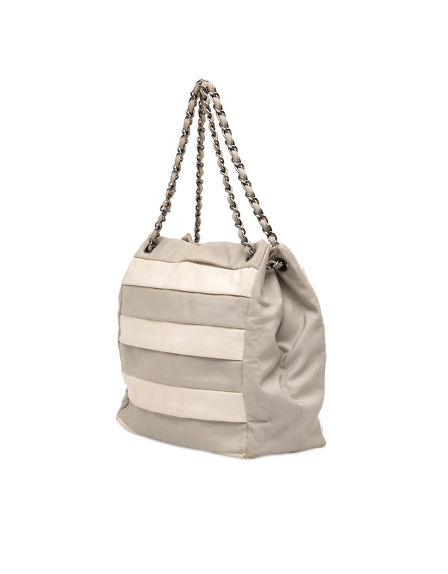 Pre-Loved by Azura Reborn - Pre-Loved Bicolor Nylon Grosgrain Reissue 2.55 Shopping Tote