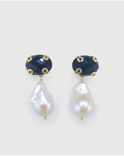 Izoa - Kiara Baroque Pearl Earrings