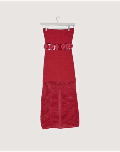 Revibe - Repaired The Wolf Gang Bellezza Crochet Dress - AU 6