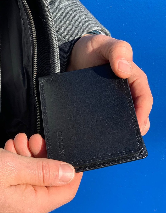 Milleni - Milleni Leather Men's Flat Wallet